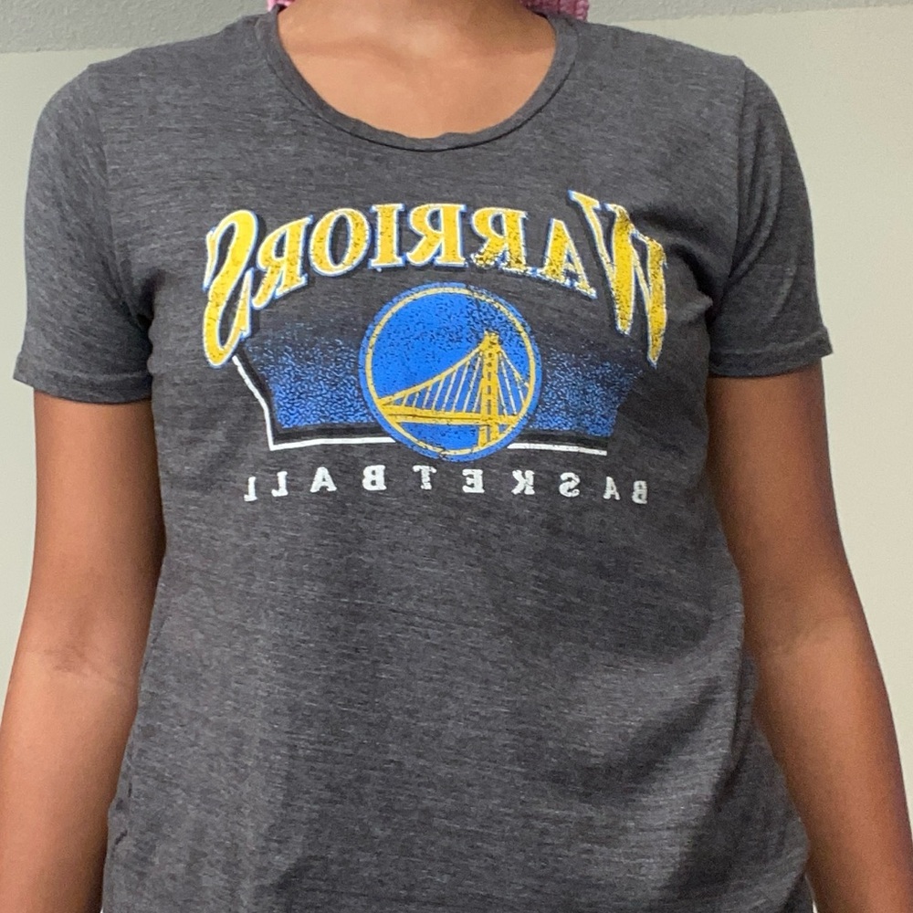 Fanatics Warriors Basketball Gray T-shirt
